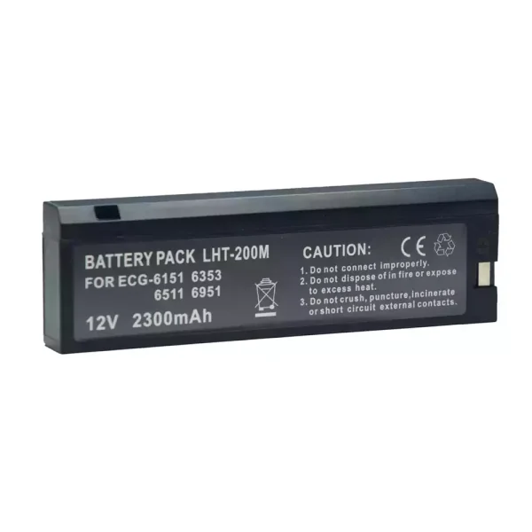 Batteria di ricambio per NIHON KOHDEN ECG-6000,ECG-6511ECG-6151 ECG-6353,ECG-6551,ECG-6951,OEC-8110,ECG-8810P OEC-8110T,CARDIO FAX