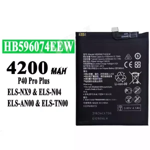 Batteria HB596074EEW per HUAWEI P40 Pro Plus