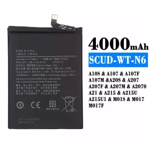 Batteria SCUD-WT-N6 per Samsung A20s/A10s/A207/A107/A107F/A107M/A207F/A207M/A2070/A21/A215/A215U/A215U1/M01S/M017/M017F