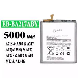 Batteria EB-BA217ABY per Samsung A21S/A207/A217/A12(A125H)/A127/A022F/M02/A02/M12/A13 4G