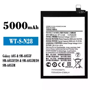 Batteria WT-S-N28 per Samsung Galaxy A05