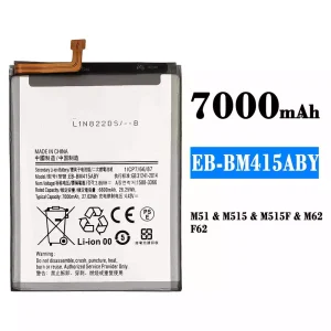 Batteria EB-BM415ABY per Samsung M51/M515/M515F/M62/F62
