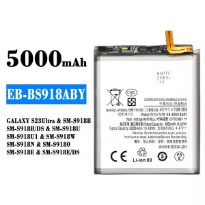 Batteria EB-BS918ABY per Samsung GALAXY S23 Ultra