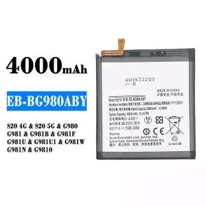 Batteria EB-BG980ABY per Samsung S20 4G/S20 5G