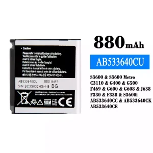 Batteria AB533640CU per Samsung S3600/S3600 Metro
