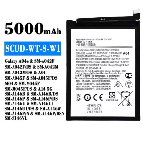 Batteria SCUD-WT-S-W1 per Samsung Galaxy A04e/A14 5G