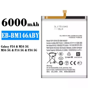 Batteria EB-BM146ABY per Samsung Galaxy F54/M54 5G/M34 5G/F14 5G/F34 5G