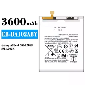 Batteria EB-BA102ABY per Samsung Galaxy A20e