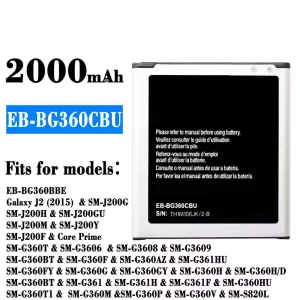 Batteria EB-BG360CBU per Samsung Galaxy J2 (2015)