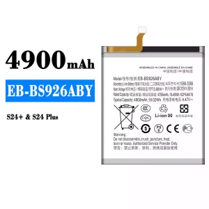 Batteria EB-BS926ABY per Samsung S24+/S24 Plus