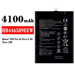 Batteria HB446589EEW per HUAWEI Honor V30 Pro/Nova 6 4G/Nova 10Z
