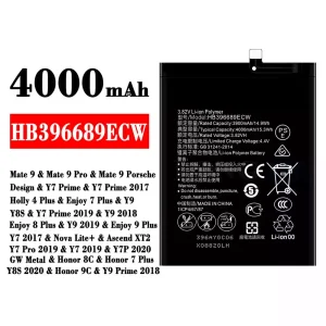 Batteria HB396689ECW per HUAWEI Mate 9 / Mate 9 Pro / Enjoy 7 Plus / Y9 / Y8S / Y9 2018 / Enjoy 8 Plus / Y9 2019 / Enjoy 9 Plus / Y7 2017 / Nova Lite+ /Y7 Pro 2019 / Y7 2019 / Y7P 2020 / Honor 8C / Honor 7 Plus/Y8S 2020 / Honor 9C /
