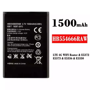 Batteria HB554666RAW per HUAWEI LTE 4G WIFI Router / E5372 / E5373 / E5336 / E5330