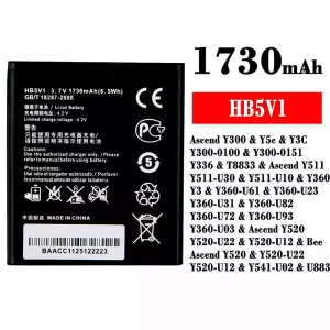 Batteria HB5V1 per HUAWEI Ascend Y300 / Ascend Y511 / Aseend Y520