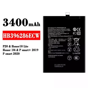Batteria HB396286ECW per HUAWEI P20 / Honor 10 Lite / Honor 10i / P smart+ 2019 / P smart 2020
