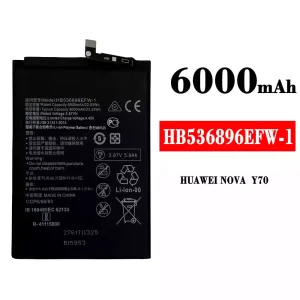Batteria HB536896EFW-1 per HUAWEI NOVA Y70