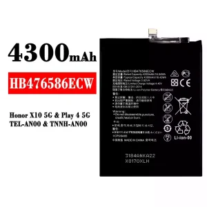 Batteria HB476586ECW per HUAWEI Honor X10 5G / Play 4 5G