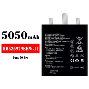 Batteria HB526979EHW-11 per HUAWEI Pura 70 Pro