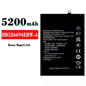 Batteria HB526694EHW-A per HUAWEI Honor Magic 6 Lite
