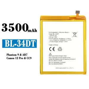 Batteria BL-34DT per Tecno Phantom 9/ Camon 12 Pro