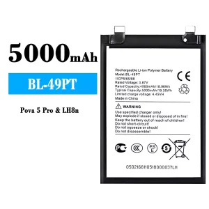 Batteria BL-49PT per Tecno Pova 5 Pro