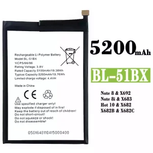 Batteria BL-51BX per Infinix Note 8 / Note 8i / Hot 10