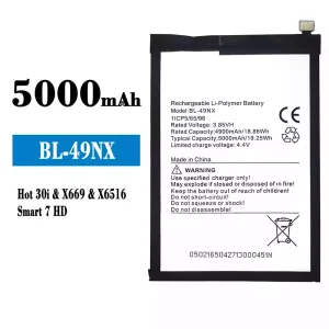 Batteria BL-49NX per Infinix Hot 30i / Smart 7 HD