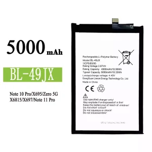 Batteria BL-49JX per Infinix Note 10 Pro / Note 11 Pro / Zero 5G