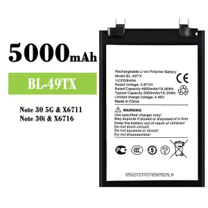 Batteria BL-49TX per Infinix Note 30 5G / Note 30i