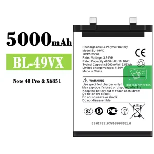 Batteria BL-49VX per Infinix Note 40 Pro