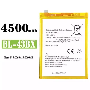 Batteria BL-43BX per Infinix Note 5