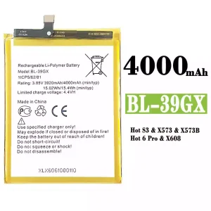 Batteria BL-39GX per Infinix Hot S3,Hot 6 Pro