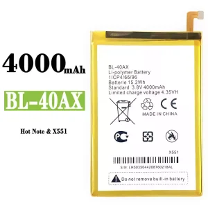 Batteria BL-40AX per Infinix Hot Note