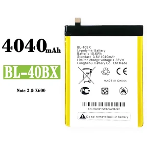Batteria BL-40BX per Infinix Note 2