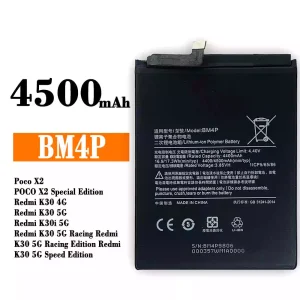 Batteria BM4P per Xiaomi Redmi K30,Poco X2