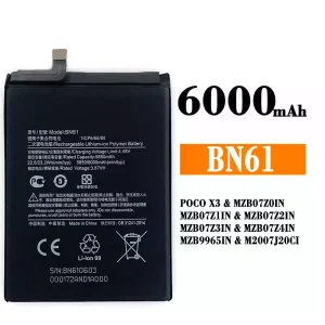 Batteria BN61 per Xiaomi POCO X3