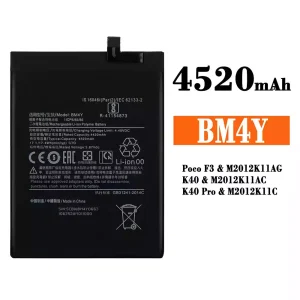 Batteria BM4Y per Xiaomi Redmi K40 / Redmi K40 Pro /Poco F3
