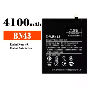 Batteria BN43 per Xiaomi Redmi Note 4X / Redmi Note 4 Pro