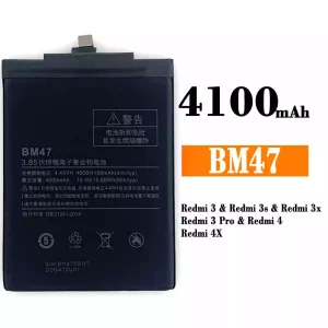 Batteria BM47 per Xiaomi Redmi 3 / Redmi 3s / Redmi 3x / Redmi 3 Pro / Redmi 4 / Redmi 4X