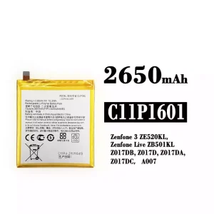 Batteria C11P1601 per Asus Zenfone 3 / Zenfone Live