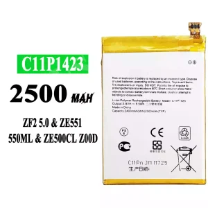 Batteria C11P1423 per Asus Zenfone 2 5.0 / ZE551 / 550ML / ZE500CL / Z00D