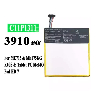 Batteria C11P1311 per Asus Tablet PC MeMO / Pad HD7