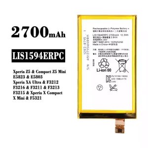 Batteria LIS1594ERPC per Sony Xperia Z5 / Compact Z5 Mini / Xperia XA Ultra / Xperia X Compact X Mini