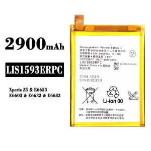 Batteria LIS1593ERPC per Sony Xperia Z5 / E6653 / E6603 / E6633 / E6683