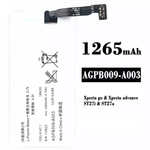 Batteria AGPB009-A003 per Sony Xperia go / Xperia advance / ST27i / ST27a
