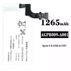 Batteria AGPB009-A001 per Sony Xperia P/ LT22i / LT27