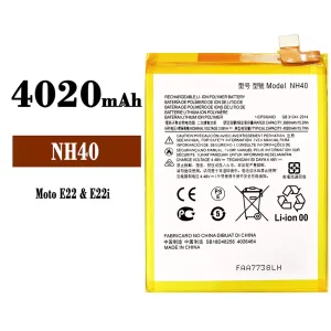 Batteria NH40 per Motorola MOTO E22 / E22i