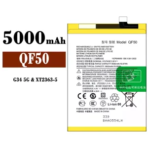 Batteria QF50 per Motorola G34 5G / G04 / G24