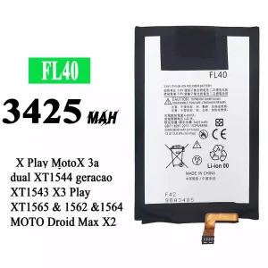 Batteria FL40 per Motorola X Play / MotoX 3a dual / X3 Play / MOTO Droid Max X2