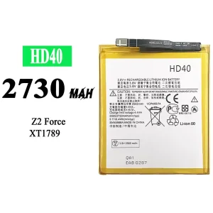 Batteria HD40 per Motorola Moto Z2 Force / Z Force Edition 2nd gen